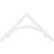 Ekena Millwork Pitch Legacy Architectural Grade PVC Gable Pediment, 36"W x 18"H x 1"P (12/12) GPP036X018X100LEG - alternate 4